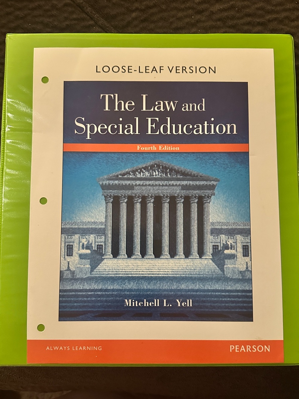 The Law and Special Education, 4th Edition, Loose-Leaf Version